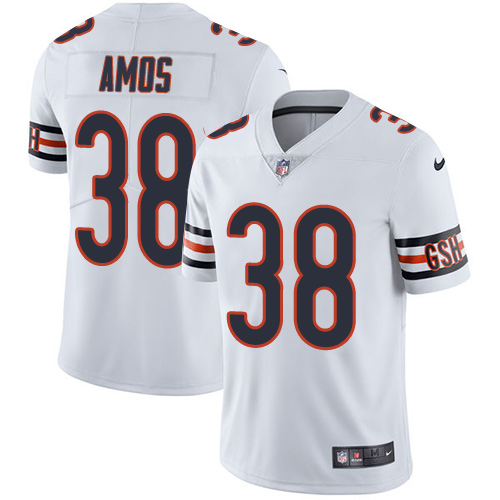 Nike Bears #38 Adrian Amos White Men's Stitched NFL Vapor Untouchable Limited Jersey